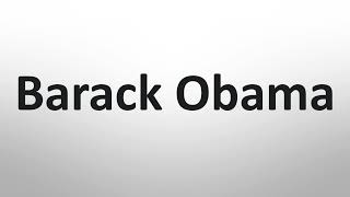 How to Pronounce Barack Obama(Correctly)