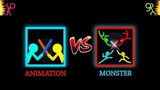 SUPREME DUELIST STICKMAN 🇻🇳 ANIMATION VS MONSTER 👿 🇧🇷 #stickman #shorts #animation @alanbecker