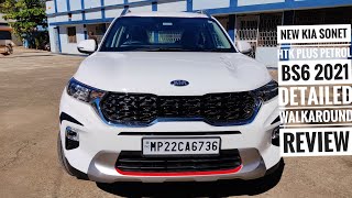 New Kia Sonet HTK Plus petrol Bs6 2021 Detailed Walkaround Review || Value For Money Variant ||