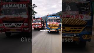 Superfast Bus Racing On Kishtwar-Padder Road || Machail Yatra-2023 || #trending #shorts