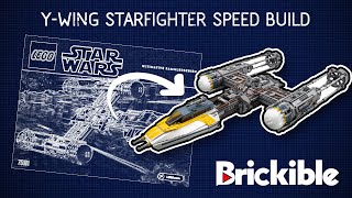 Y-Wing Starfighter Speed Build | Star Wars LEGO Kit #75172