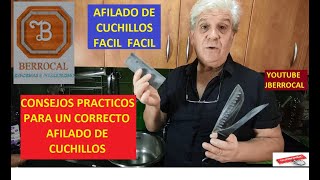 💥🧰AFILADO de CUCHILLOS* fácil en casa*🧰💥