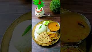 Healthy indian veg lunch thali 😋👌👌#shortsvideo #youtubeshorts #shorts