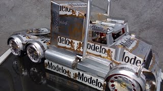 carros en latas de refrescos