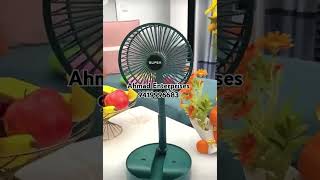 Rechargable foldable fan cum mobile stand Rs 299 only