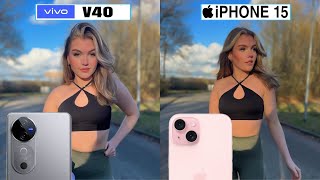 Vivo V40 vs iPhone 15   *Camera Comparison* ⚡ Best Camera Phone Under 30000?