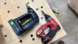 Festool C18 vs Milwaukee M12 installation driver. My opinion