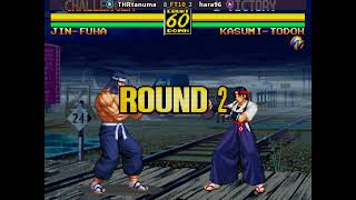 fightcade 2 Art of Fighting 3 THRtanuma (Japan) vs hara96 (Japan)