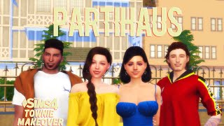 The partihaus household gets an Alpha makeover ✨ - The Sims 4 Townie Makeover