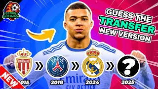 GUESS THE PLAYER BY THEIR TRANSFERS | QUIZ FOOTBALL TRIVIA 2024