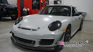 Race Porsche Full Vinyl Wrap | Ceramic Pro Burbank (EPS 1)