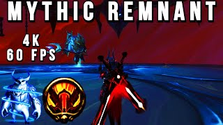 [4K 60FPS] KYRIAN Fury Warrior MYTHIC REMNANT 9.8K DPS [SB+DRAGON ROAR]- WoW Shadowlands 9.1.5