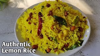 Authentic Lemon Rice Recipe | How to make Lemon Rice | Flavours Touch