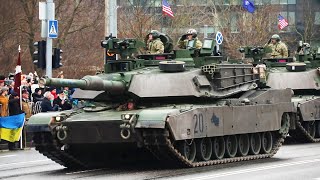 3rd Infantry Division march in the Lithuanian Armed Forces Day parade