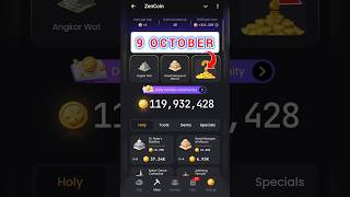 Zen coin daily combo 9 October | Zen coin today combo cards Airdrop #zencoin #combo #airdrops