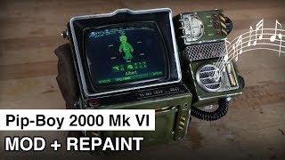 Pip-Boy 2000 Mod + Repaint | Fallout 76 | Speaker and LEDs