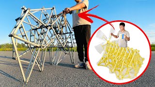 Epic ride | Walking robot creature Strandbeest （Part 1）