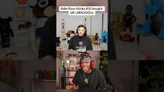 Adin Ross and Kai Live Stream Eachother | Adin Ross believes Ksi runs uk lol