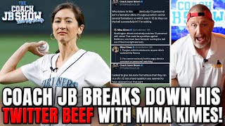 Coach JB Breaks Down His TWITTER BEEF With Mina Kimes!