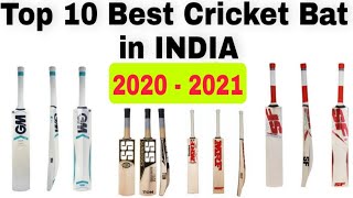 Top 10 Best Cricket Bat In INDIA🔥2020 to 2021|| Best Brand Bats In INDIA 🔥