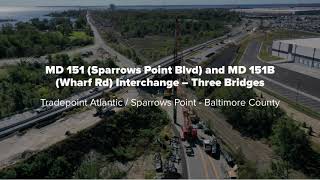 MD 151 Sparrows Point Blvd and MD 151B Wharf Rd