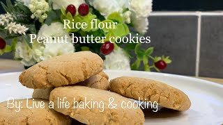 Rice Flour peanut butter cookies