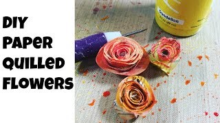 Quilled Paper Flowers for Crafting