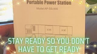 ALLPOWERS S300 Portable Solar Generator Kit & Other Emergency Supplies #unboxing #walmart