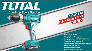 TOTAL 16 8V Li ion Impact Drill TIDLI1612