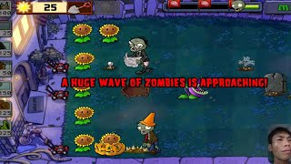 plants and zombie: zomso's house night level 1 to level 2