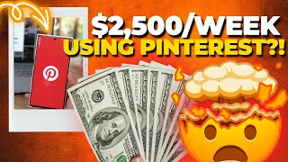 Earn $2,500 Weekly! Pinterest Side Hustle