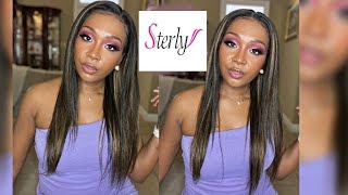 The Perfect Color for Autumn! Silky Straight Lace Frontal Shake & go FT: Sterly Hair