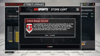 NBA 2K17 - HOW TO GET THE HALL OF FAME BADGES AND THE GRAND BADGE!!!