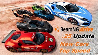 Beamng 0.25 update Released new cars Top Speed crash tested #15