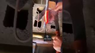 Induksi induction heater pandai besi sepuh pisau