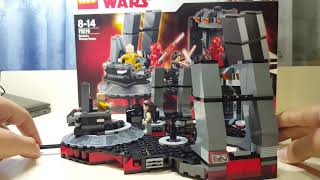 Lego Star Wars 75216 Snoke's Throne Room Review| Обзор на Лего Звёздные Войны Тронный Зал Сноука