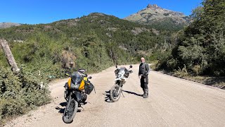 Bariloche-Esquel en moto (KLR 650) por rutas 40, 71 (Parque Nacional Los Alerces) y 259. 21 Feb 2023