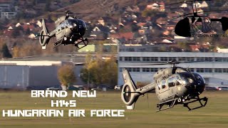 HUAF brand new Airbus Helicopters H145Ms arriving to Budaörs