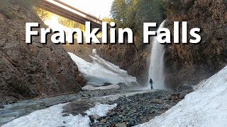 Hiking Franklin Falls in the Snow!