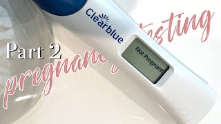 TAKING A PREGNANCY TEST 10DPO