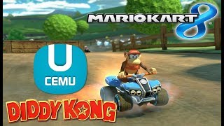 CEMU Mario Kart 8 ft. Diddy Kong (Wii U MK8 mods) 60fps HD