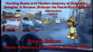 Hunting Buses and Modern Jeepney at Guiguinto, Balagtas, & Bocaue, Bulacan via MacArthur Highway