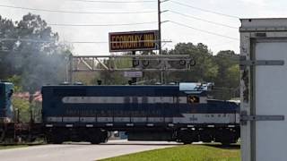 A&R shoving cars to the Fayetteville river terminal