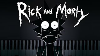 RICK AND MORTY - Evil Morty's Theme / For the Damaged Coda (Piano Cover, TV Series Soundtrack, OST)