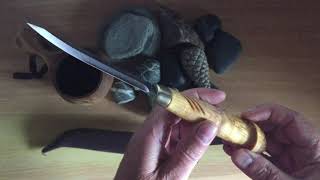 Handmade Finnish puukko knife Riistapuukko by Kari Paaso