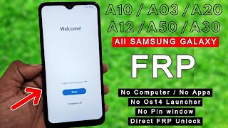 Samsung Galaxy A03/A10/A12/A20/A50 FRP Bypass Android 11 Without PC / Forgot Google Account Bypass