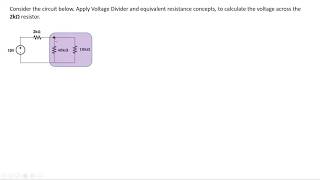 Voltage Divider Example