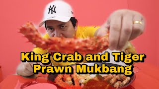 King Crab leg | Tiger Prawn | WinChiErs Mukbang