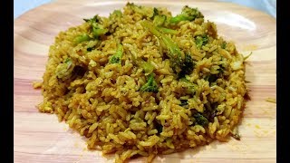 Broccoli egg rice in telugu