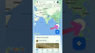 location kaise pata kare|how to use google map|mobile se rasta kaise pata kare#shorts #youtubeshorts